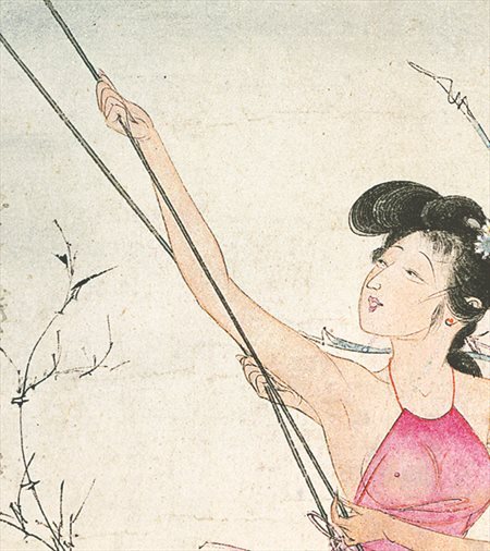灵山县-胡也佛的仕女画和最知名的金瓶梅秘戏图
